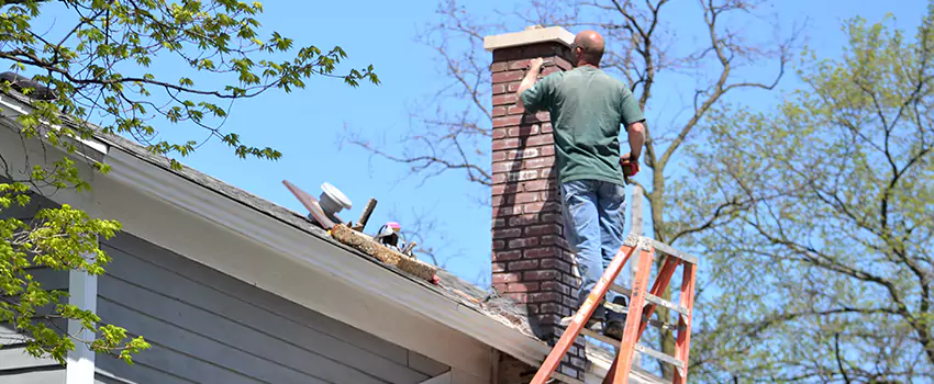 Vinyl and PVC Chimney Flashing Installation in Brampton, ON