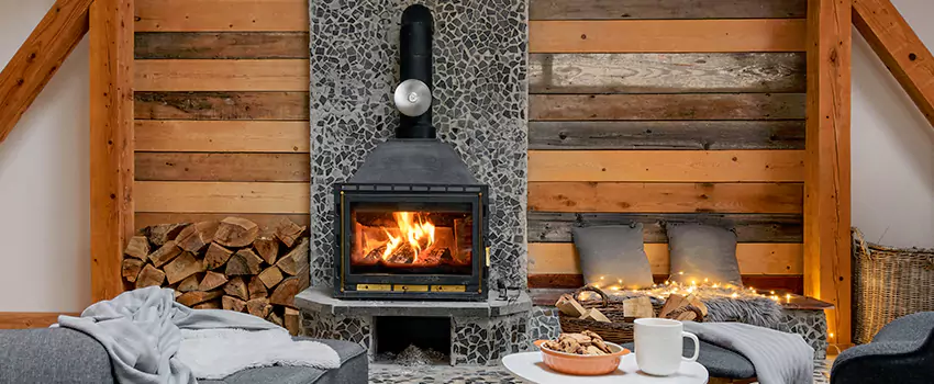 Thelin Hearth Products Direct Vent Gas Stove Fireplace Inspection in Brampton, Ontario